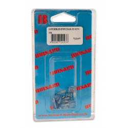 Eclairage, signalisation - Consommables 12/24V - Hf- 10 Fusibles Enfich.Mini 15A