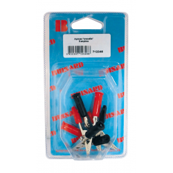 Eclairage, signalisation - Consommables 12/24V - Hf- 2+2 Pinces "Crocodile" 5A