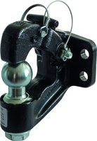 Accessoires attelage et remorque - Accessoires remorque routière - Crochet D'Attelage Mixte 4 Trous Diametre 17 3500Kgs