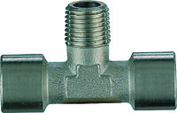 Equipement d'atelier - Pneumatique - Raccord En T 1/4" 1Xm/2Xf