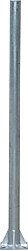 Elevage - Accessoires tubulaires - Poteau d = 60 mm, L= 1,35 m, sur platine