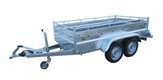 Transport - Remorque bagagère et pros - Remorque bagagère Lider Robust 2 essieux - Freinage inertie - 253 x 134 x 50 - PTAC 1500 kg