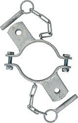 Elevage - Accessoires tubulaires - Bride double 102, 2 directions