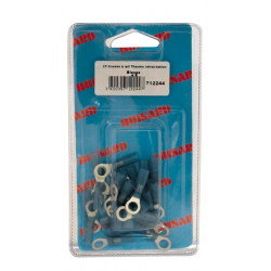 Eclairage, signalisation - Consommables 12/24V - Hf-25Cosses Oeil Thermor.Bleu D.6