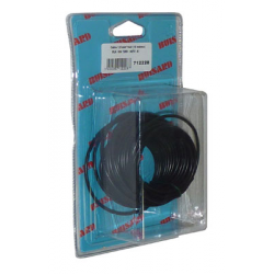 Eclairage, signalisation - Consommables 12/24V - Hf- 10M Cable Mono Noir 1.5Mm2