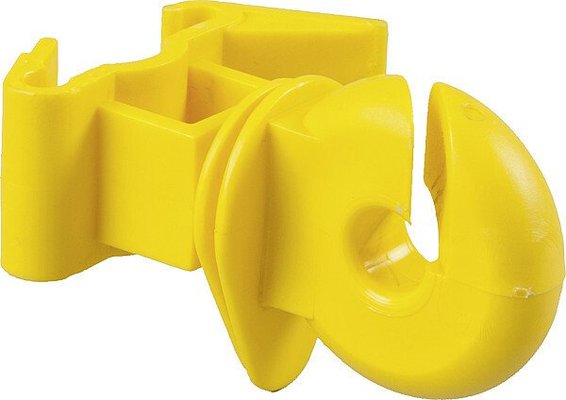 Elevage - Accessoires tubulaires - Isolateur annulaire jaune pour piquet T  (les 25)