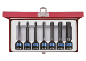 Equipement d'atelier - Outillages à main - Coffret de douilles 1/2" choc longue Allen PROMO
