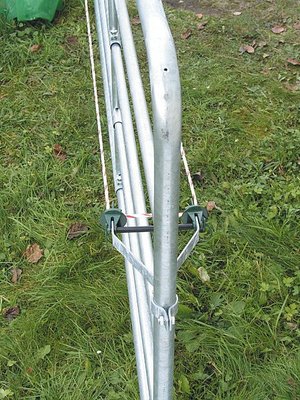 Elevage - Accessoires tubulaires - Kit isolateur à distance pour porte  de prairie extensible