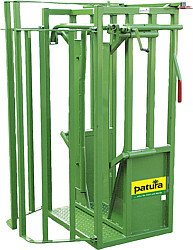 Elevage - Accessoires tubulaires - Porte de contention  A 3000 , avec panier de retenue et chassis, peinte