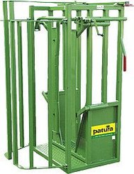 Elevage - Accessoires tubulaires - Porte de contention  A 3000 , avec panier de retenue et chassis, peinte