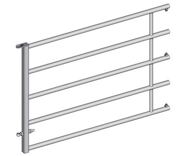 Elevage - Accessoires tubulaires - Arriere Herbage - 2M50 - (Pour Longueur 3/4M)