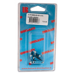 Eclairage, signalisation - Consommables 12/24V - Hf- 10 Fusible Bna 8A Bleu