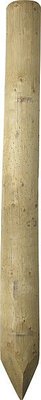 Elevage - Accessoires tubulaires - Piquet en bois, 2,25 m, traité autoclave pelé, appointé, chanfreiné, d= 16-18 cm
