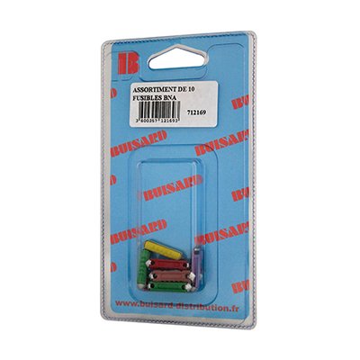 Eclairage, signalisation - Consommables 12/24V - Hf- 10 Fusibles Bna Panaches