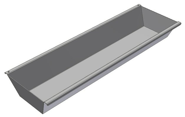 Elevage - Accessoires tubulaires - Augette 0.30*0.15 - 2M00