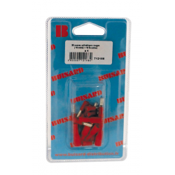 Eclairage, signalisation - Consommables 12/24V - Hf- Cosses Cyl Rouge D.4 10M+10F