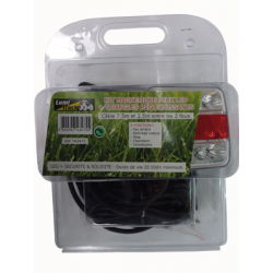 Eclairage, signalisation - Feux, rampes - Kit Signal. 2 Feux Led Al.12M +2 Trian. Sous Coque