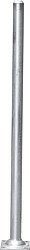 Elevage - Accessoires tubulaires - Poteau d = 76 mm, L= 1,35 sur platine
