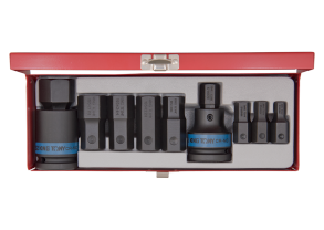 Equipement d'atelier - Outillages à main - Coffret à choc 3/4" 6 pans, de 10 à 32mm