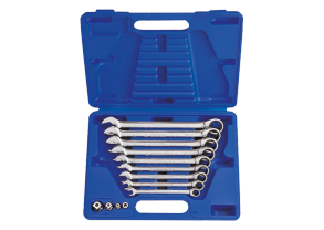 Equipement d'atelier - Outillages à main - Jeu de 13 clés mixtes à cliquet