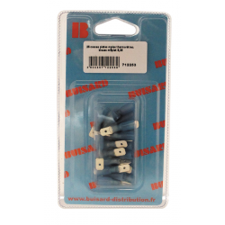 Eclairage, signalisation - Consommables 12/24V - Hf-25Cosses Pl.M.Thermor.Bleu 6.35