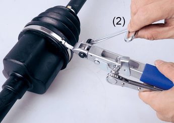 Equipement d'atelier - Outillages à main - Pince pour colliers de soufflets de cardans en acier