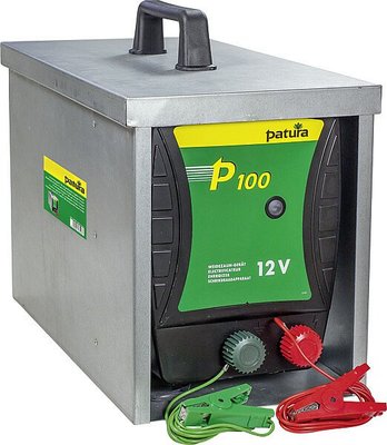Elevage - Accessoires tubulaires - P100, électrificateur batterie 12V  avec boîtier de transport Compact