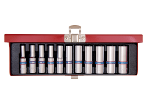 Equipement d'atelier - Outillages à main - Coffret douilles 1/4" longues