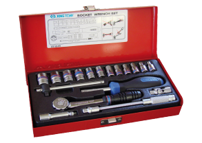 Equipement d'atelier - Outillages à main - Coffret 1/4" 18 pièces