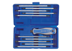 Equipement d'atelier - Outillages à main - Coffret de tournevis à lames interchangeables 11 pièces PROMO