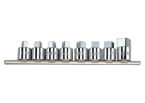 Equipement d'atelier - Outillages à main - Douille à tête carrée 1/2" 8 pièces