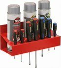 Equipement d'atelier - Rangement - SUPPORT MAGNETIQUE POUR AEROSOLS + TOURNEVIS - MAGNETIQUE