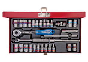 Equipement d'atelier - Outillages à main - Coffret 1/4" 30 pièces, pouce et mm