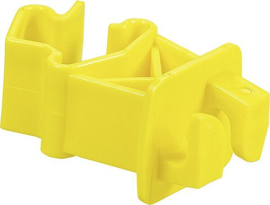 Elevage - Accessoires tubulaires - Isolateur standard jaune pour piquet T   (les 25)