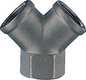 Compresseurs, outils pneumatiques - Accessoires - Raccord En Y 1/4" 3F