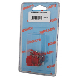 Eclairage, signalisation - Consommables 12/24V - Hf- 22 Cosses Panachees Rouge
