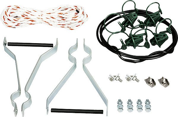 Elevage - Accessoires tubulaires - Kit isolateur à distance pour porte  de prairie extensible