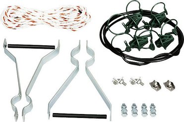 Elevage - Accessoires tubulaires - Kit isolateur à distance pour porte  de prairie extensible