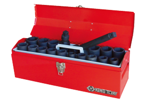 Equipement d'atelier - Outillages à main - Coffret de douilles à chocs 3/4" 20 pièces de 19 à 42mm PROMO