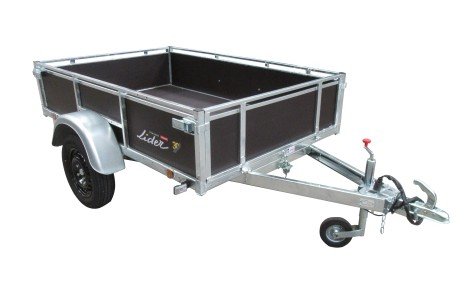 Transport - Remorque bagagère et pros - Remorque bagagère Lider Bois 1 essieu - 201 x 133 x 40 - PTAC 500 kg 