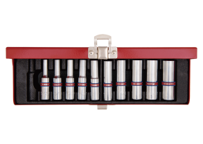 Equipement d'atelier - Outillages à main - Coffret douilles 1/4" longues en pouces