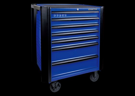 Equipement d'atelier - Outillages à main - Servante d'atelier 7 tiroirs série Bumper : bleue PROMO