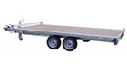 Transport - Remorque bagagère et pros - Remorque bagagère Lider Plateau roues dessous 2 essieux - Freinage inertie - 406 x 215  - PTAC 3500 kg 