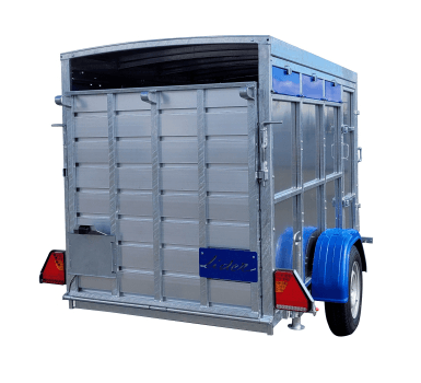 Transport - Remorque bagagère et pros - Remorque bagagère Lider Bétaillère 2 essieux - Freinage inertie - 250 x 125 x 155 - PTAC 1350 kg