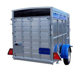 Transport - Remorque bagagère et pros - Remorque bagagère Lider Bétaillère 2 essieux - Freinage inertie - 250 x 125 x 155 - PTAC 1350 kg