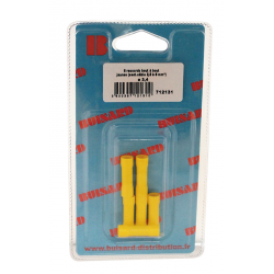 Eclairage, signalisation - Consommables 12/24V - Hf- 6 Raccord Bout A Bout Jaune D.3.4