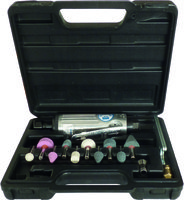 Equipement d'atelier - Pneumatique - Mallette 16Pcs Meuleuse + Accessoires