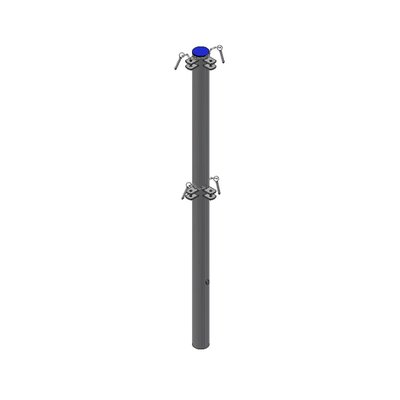 Elevage - Accessoires tubulaires - Poteau Ø102 - Double Angle - 2M13
