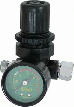 Equipement d'atelier - Pneumatique - Pistolet A Peinture + Regulateur Air-1.4Mm