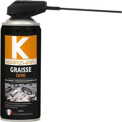 Consommables atelier - Produits de maintenance - Aerosol Karzhan 400Ml Graisse Au Cuivre